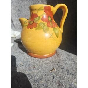 Fleur Rouge 80 oz Pitcher Nanette Vacher Design Poppies Ambiance Discontinued